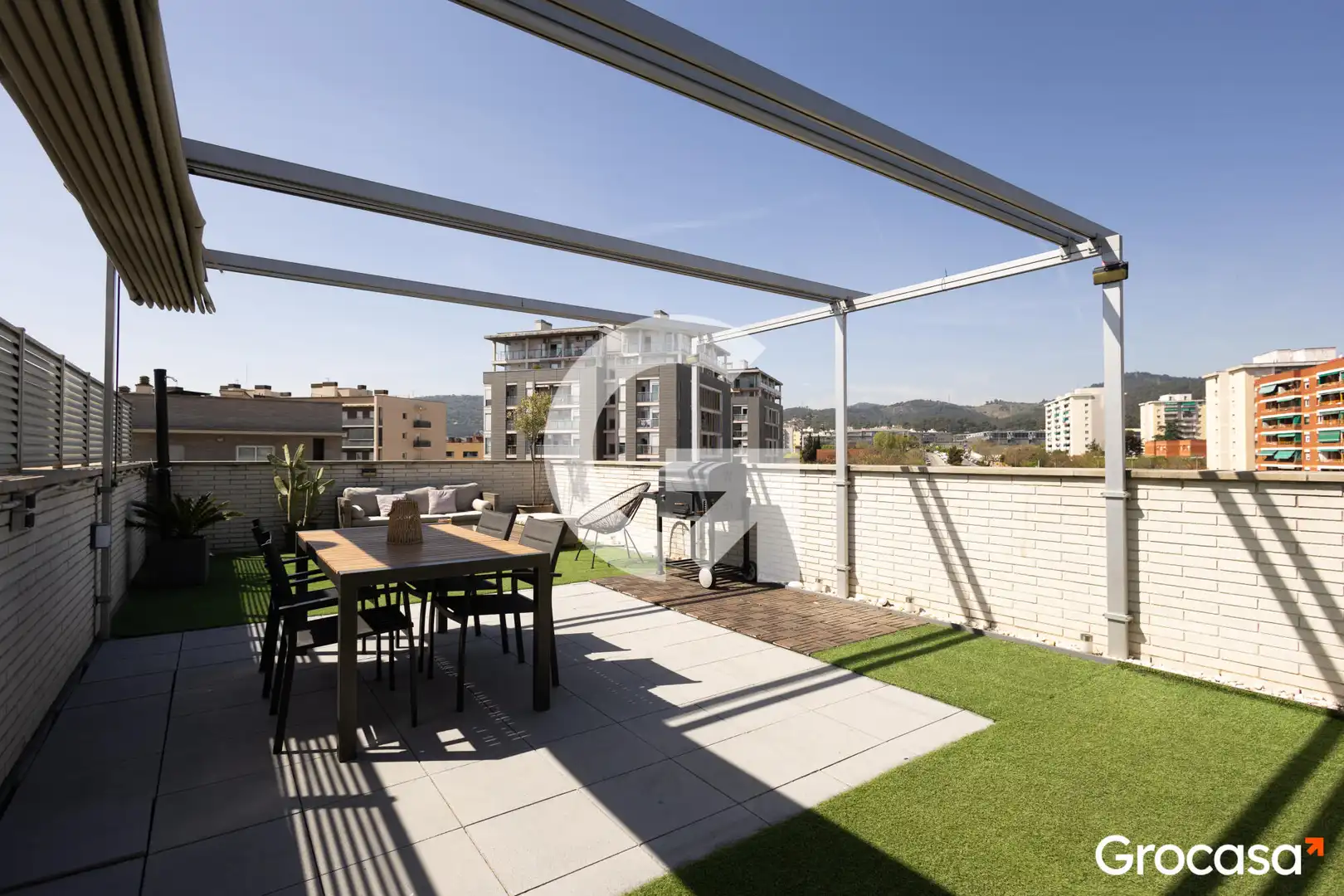 Terrasse von Wohnung zum Verkauf in Sant Boi de Llobregat mit Klimaanlage, Heizung und Terrasse
