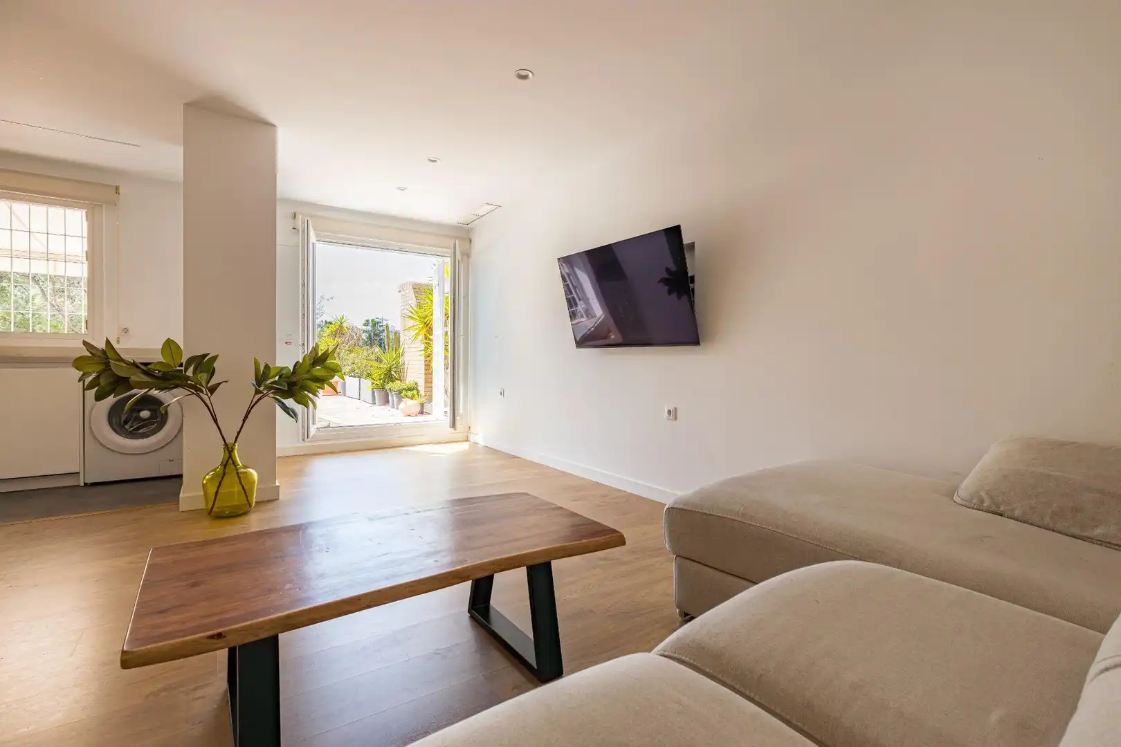 Sala de estar de Piso de alquiler en Murcia con Aire acondicionado y Terraza