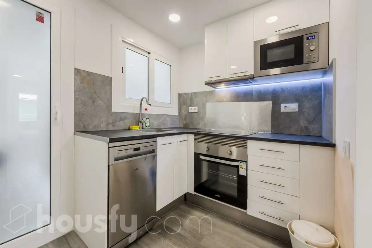 Cocina de Piso en venta en Barcelona con Aire acondicionado, Calefacción y Parquet