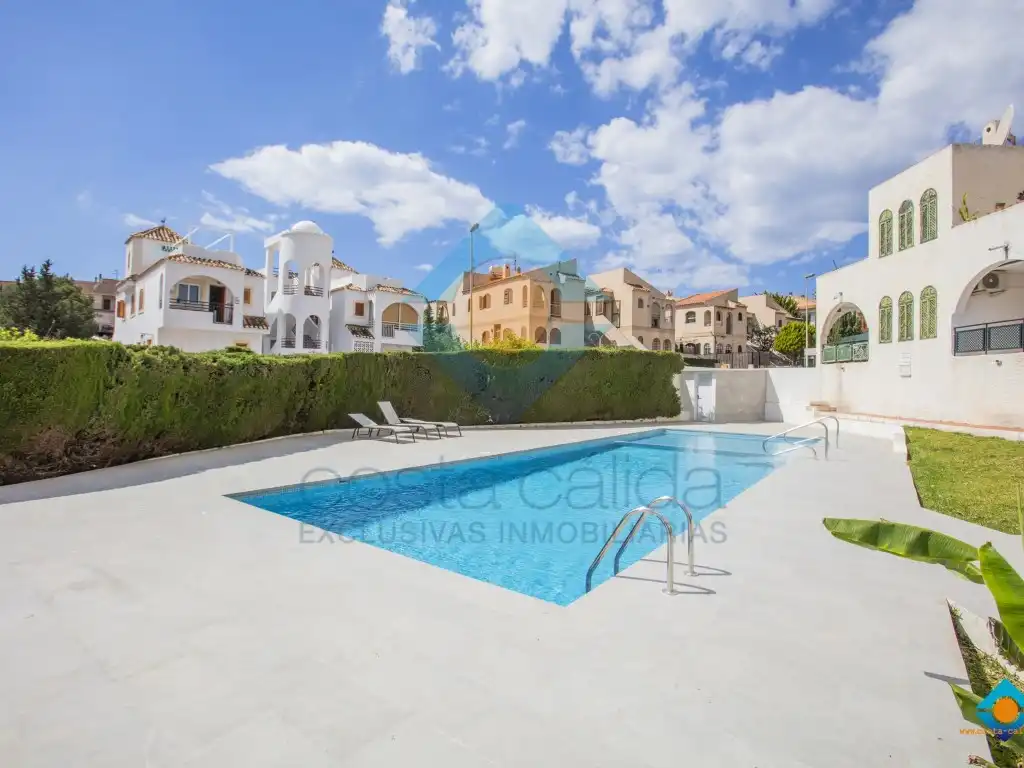 Piscina de Apartament en venda en Mazarrón amb Aire condicionat, Jardí privat i Terrassa