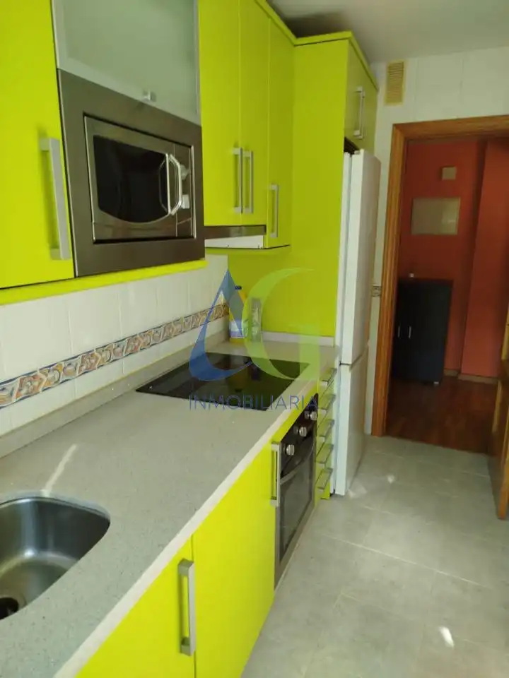 Cuina de Apartament de lloguer en Villaquilambre amb Calefacció, Parquet i Traster