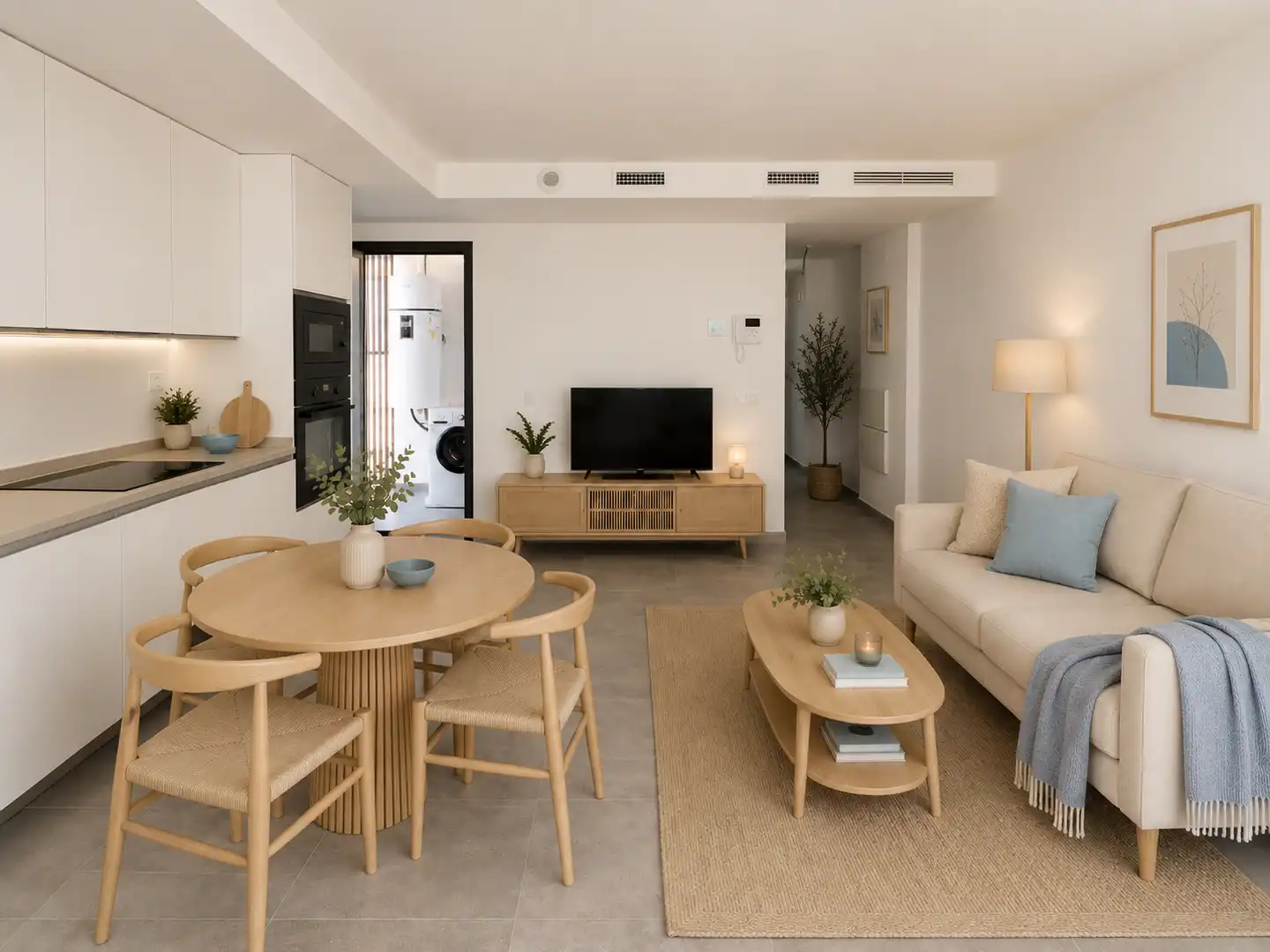 Sala d'estar de Apartament en venda en Fuengirola amb Aire condicionat, Calefacció i Terrassa
