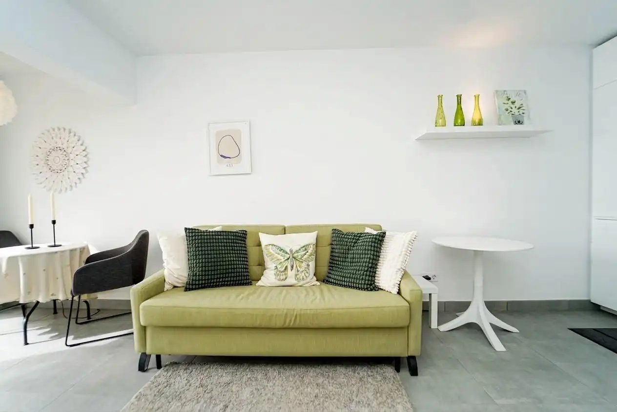 Sala de estar de Apartamento en venta en Mogán con Aire acondicionado, Jardín privado y Terraza