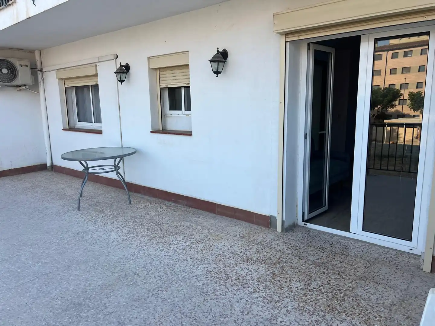 Terrace of Flat for rent in Les Borges Blanques  with Air Conditioner, Heating and Terrace