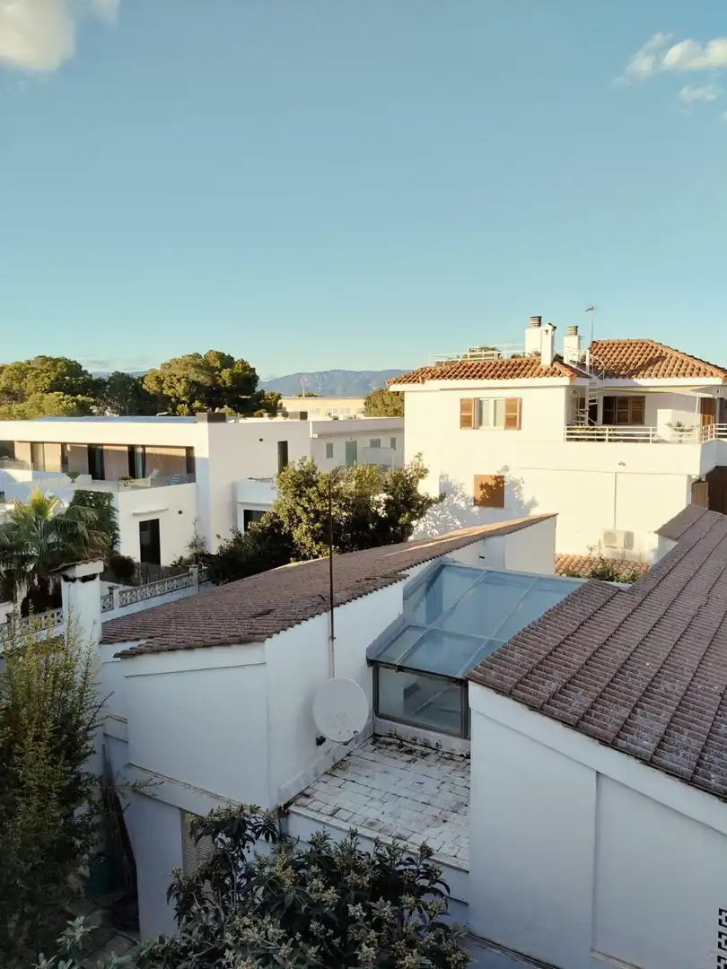Vista exterior de Casa o xalet en venda en  Palma de Mallorca amb Aire condicionat, Jardí privat i Terrassa
