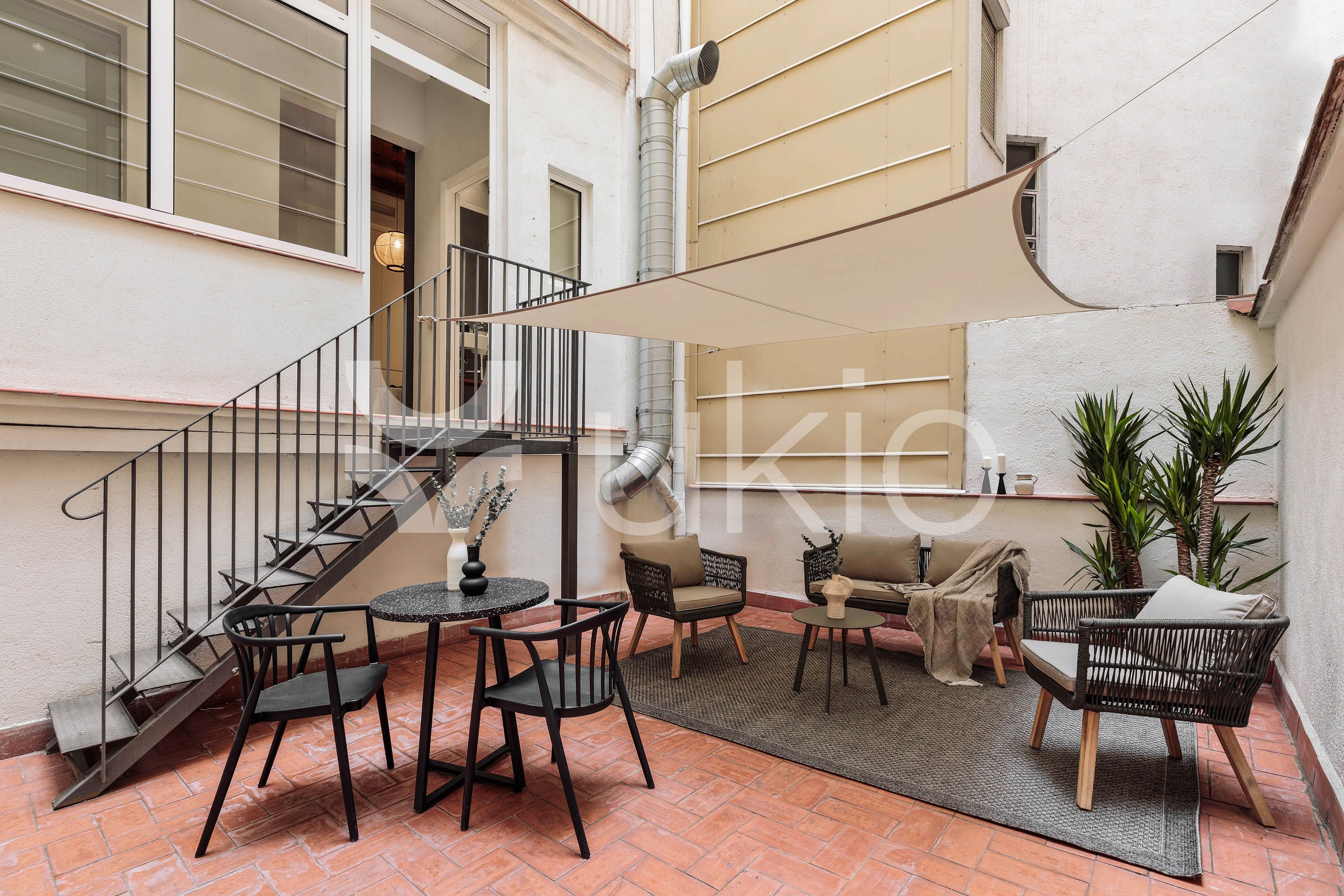 Terrace of Apartment to rent in  Barcelona Capital  with Air Conditioner, Heating and Terrace