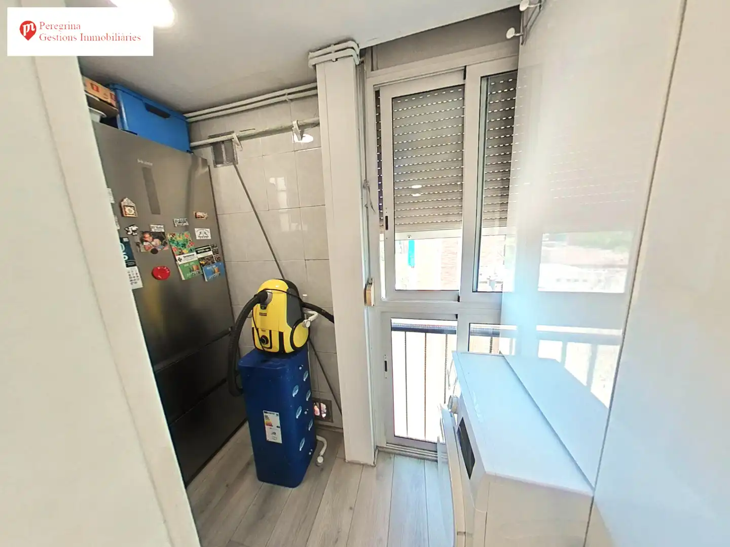 Kitchen of Flat for sale in Badalona  with Air Conditioner, Heating and Parquet flooring