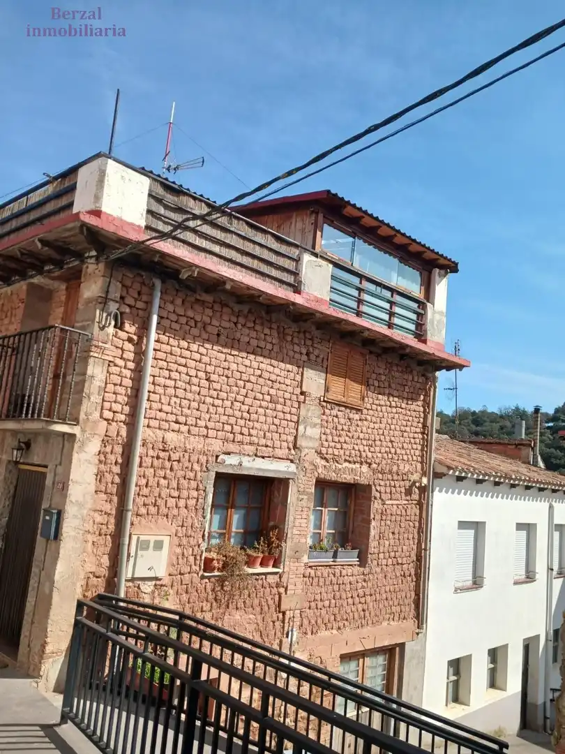 Exterior view of Houses for sale in Hornos de Moncalvillo  with Private garden, Terrace and Storage room