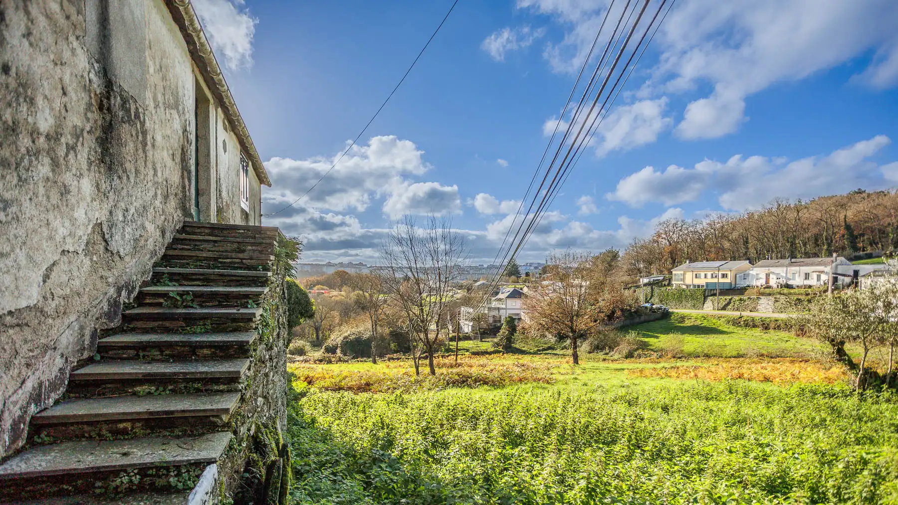 Vista exterior de Casa o chalet en venta en Lugo con Jardín privado, Terraza y Amueblado