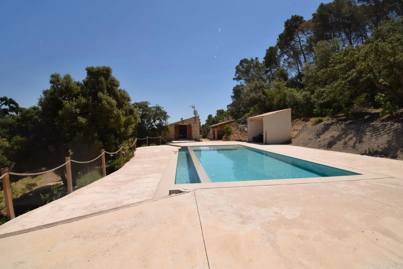 Swimming pool of Country homes for rent in Sineu  with Air Conditioner, Private garden and Terrace