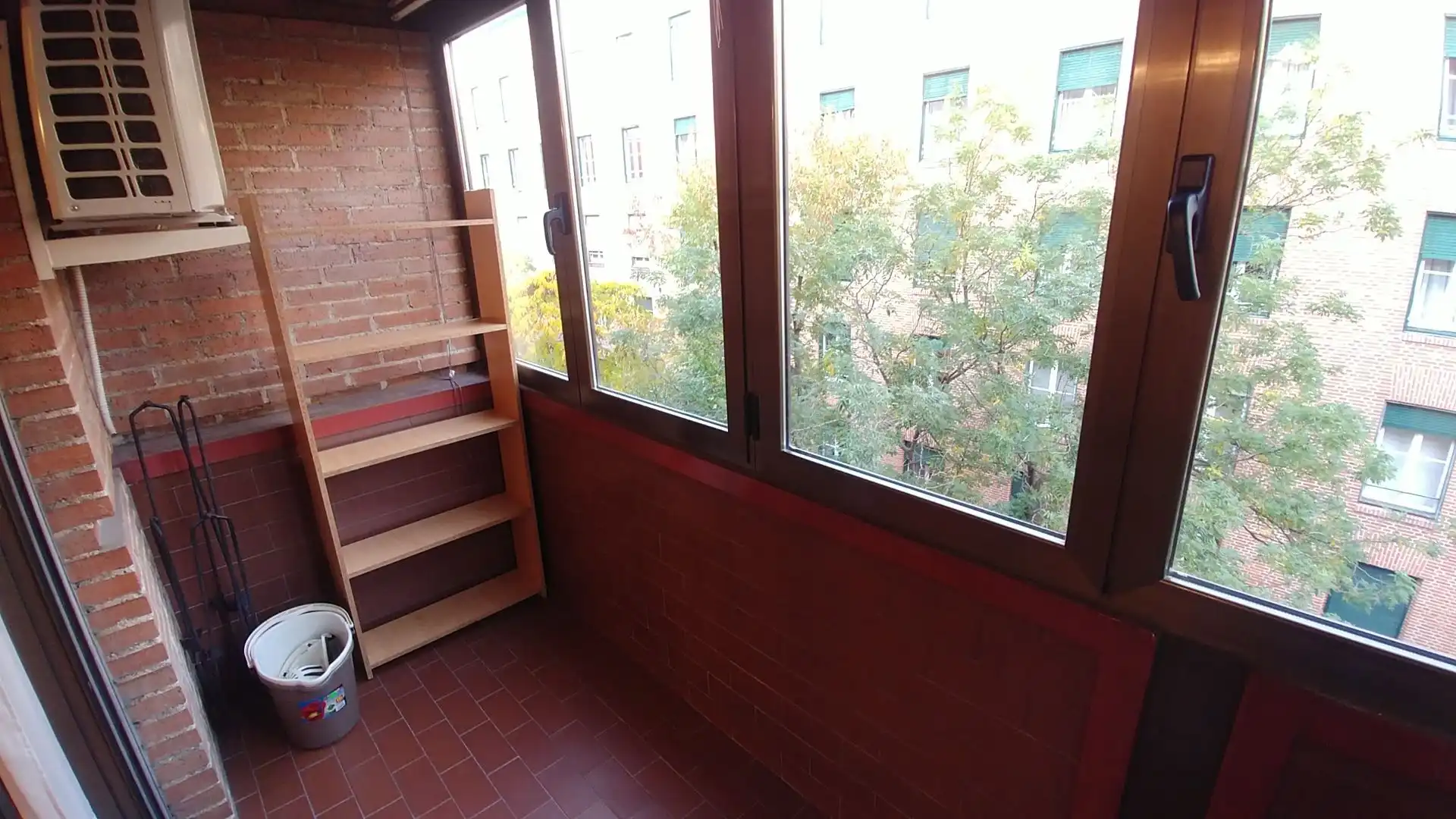 Terraza de Apartamento de alquiler en Madrid con Aire acondicionado, Calefacción y Terraza