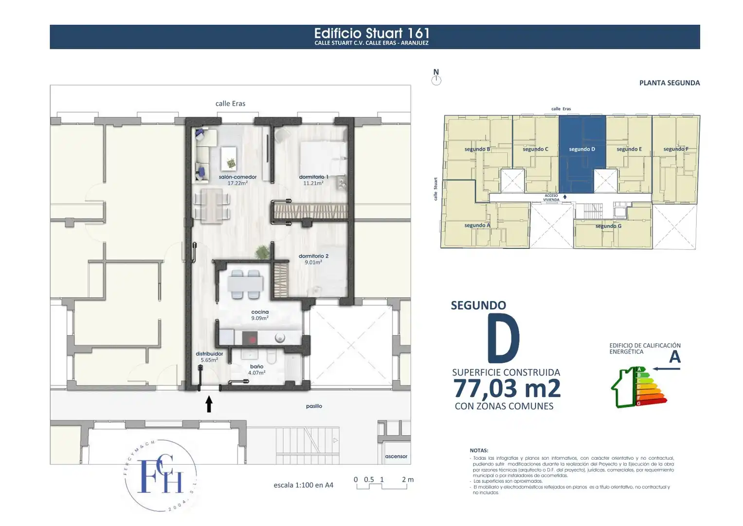 Appartamento con ascensore in vendita a Calle de Stuart 161, imagen 4