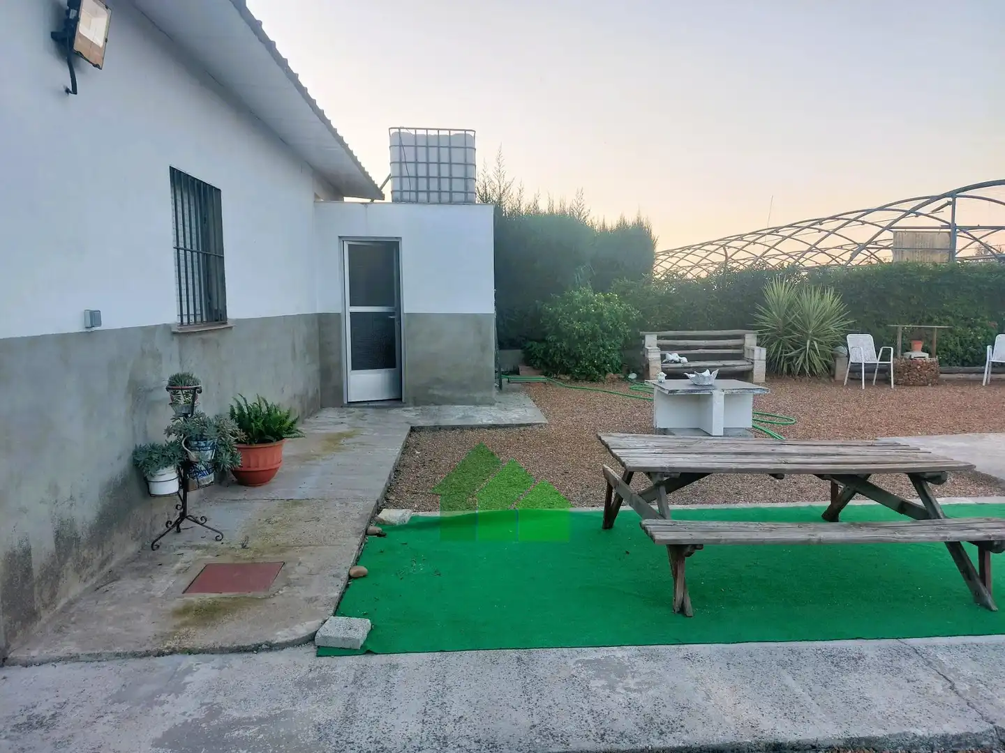 Jardí de Casa o xalet en venda en Montijo amb Traster, Piscina i TV