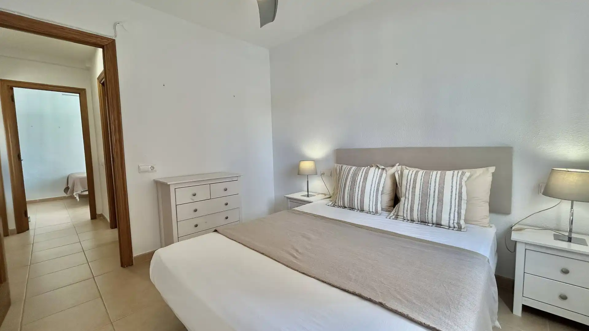 Bedroom of Apartments for rent in La Pobla de Farnals  with Air Conditioner, Parquet flooring and Terrace