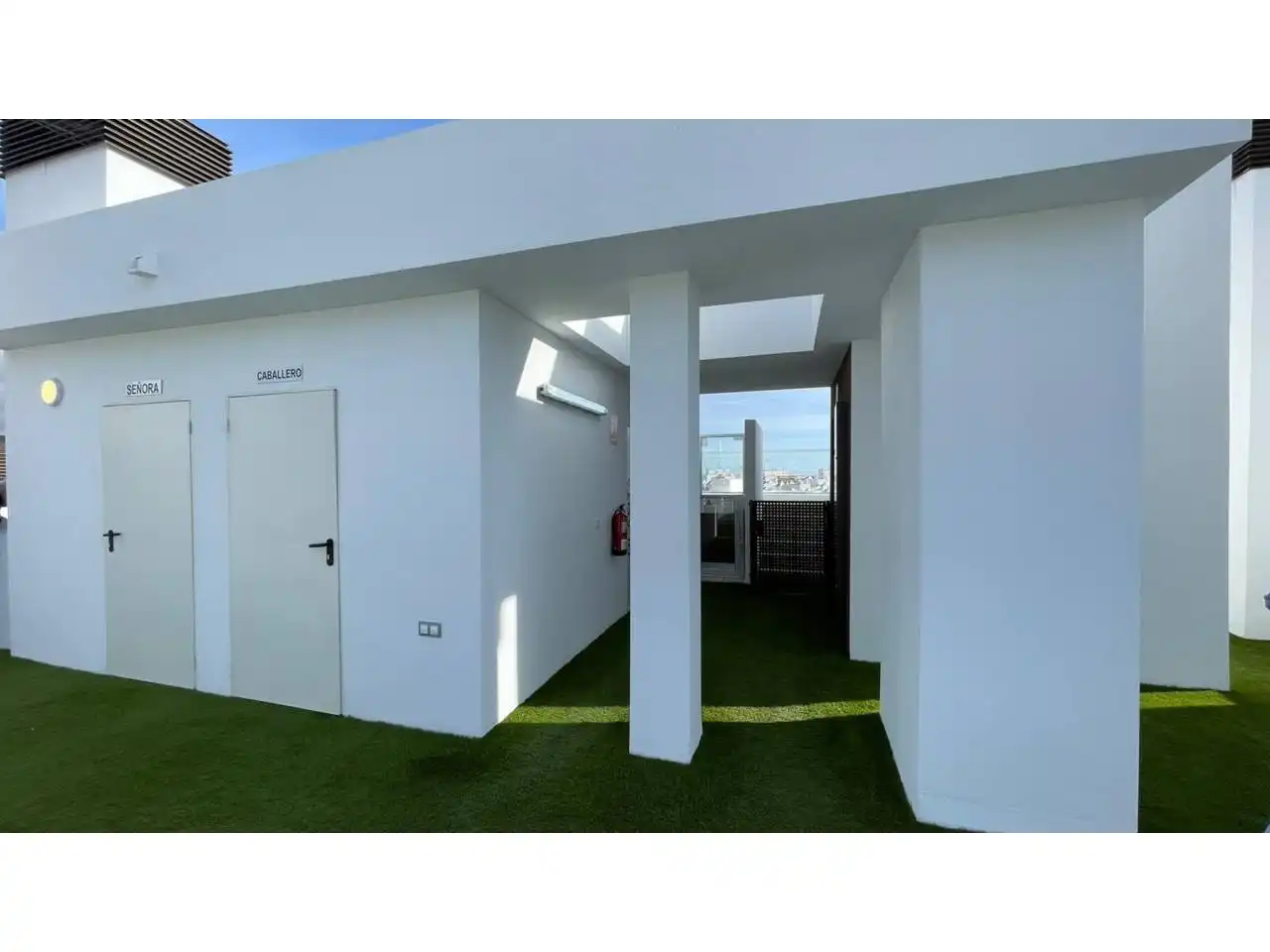 Terraza de Piso de alquiler en Estepona con Aire acondicionado, Calefacción y Terraza
