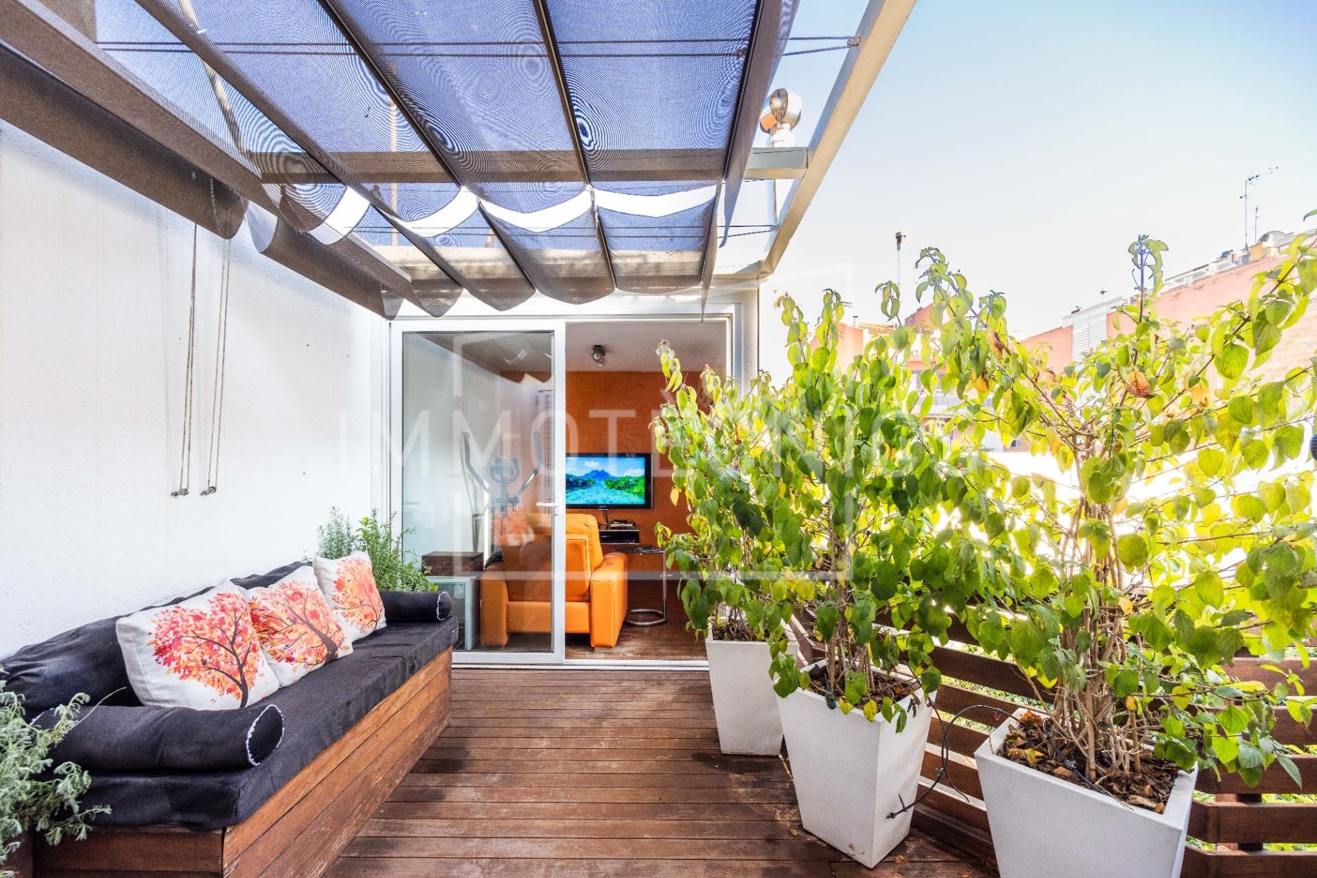 Terrace of Single-family semi-detached for sale in Granollers  with Balcony