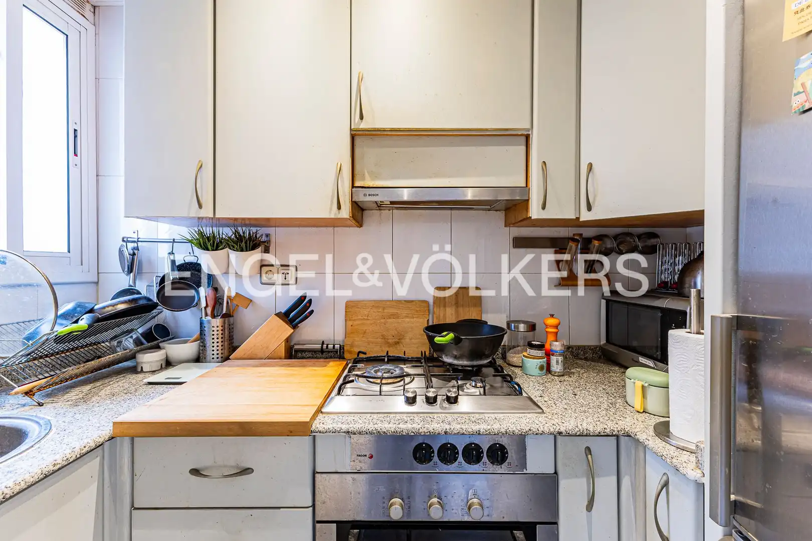 Cocina de Piso en venta en Barcelona con Aire acondicionado, Calefacción y Parquet