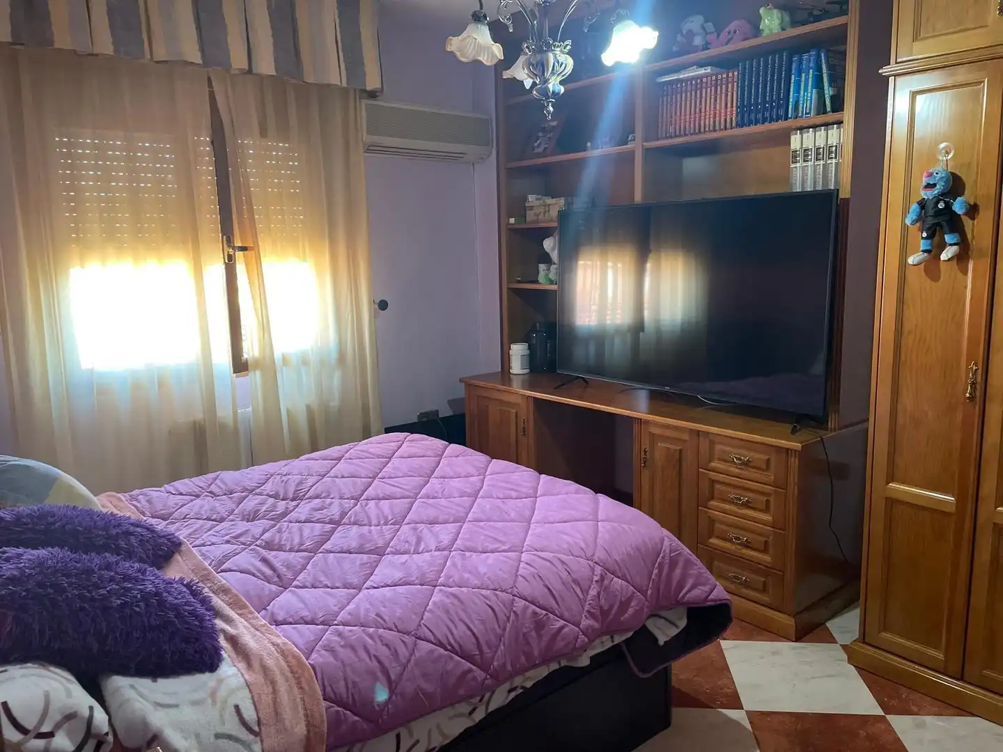Bedroom of Houses for sale in Chimeneas  with Air Conditioner, Private garden and Terrace