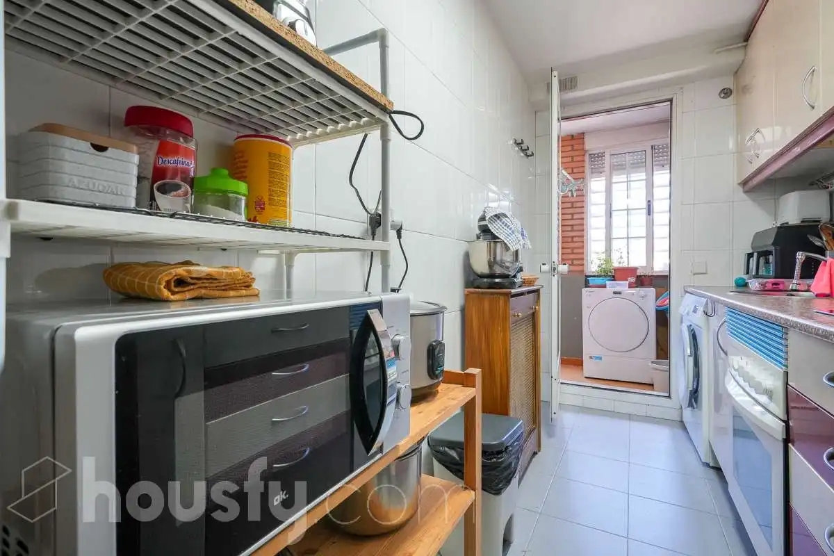 Kitchen of Flat for sale in Madrid  with Air Conditioner, Heating and Terrace