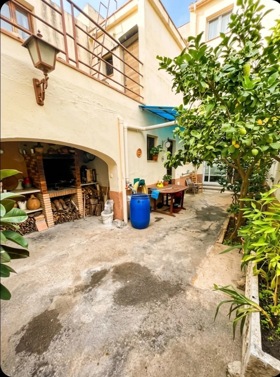 Terrace of Single-family semi-detached for sale in Terrassa  with Air Conditioner, Heating and Private garden