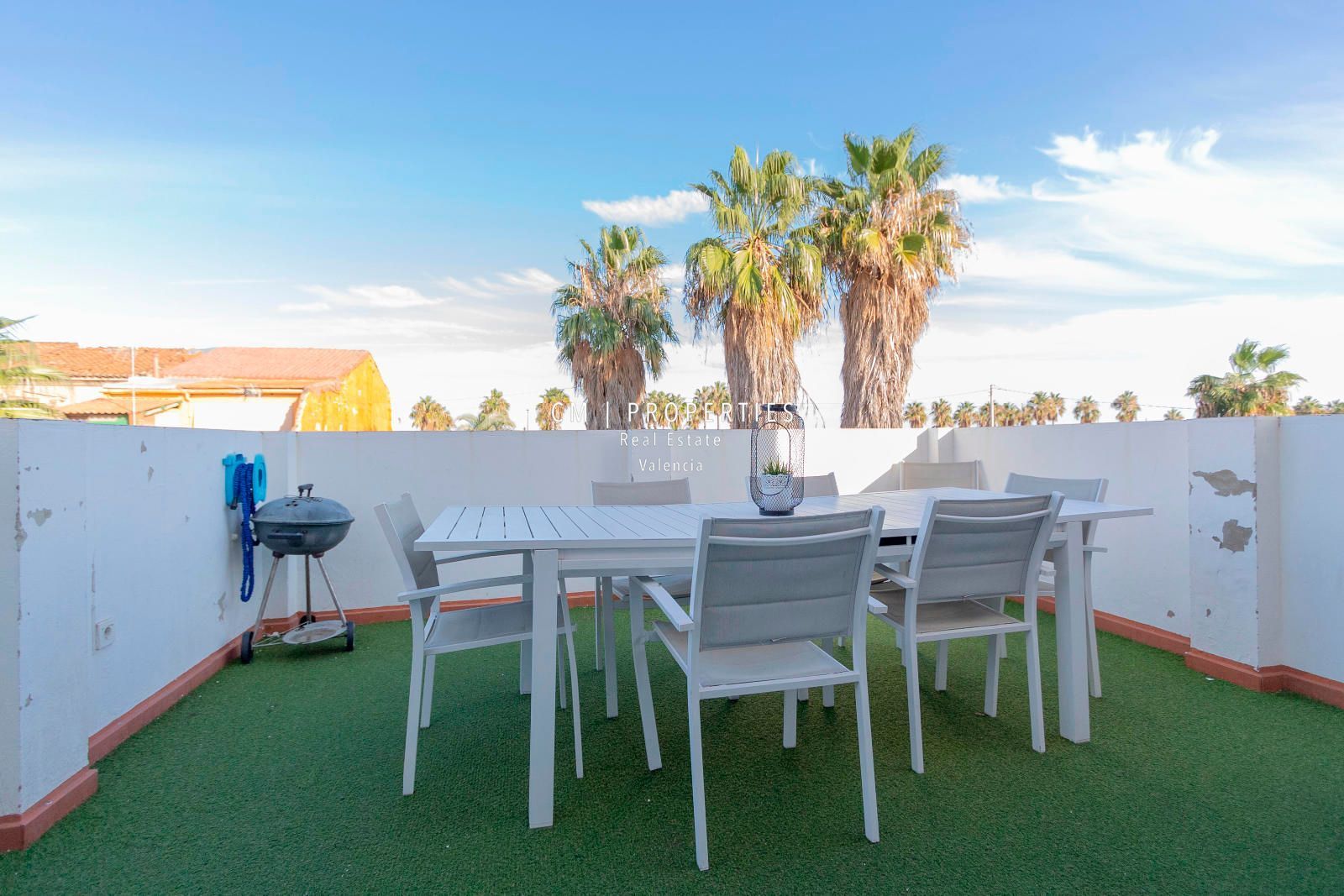 Terrace of House or chalet to rent in  Valencia Capital  with Air Conditioner, Heating and Terrace