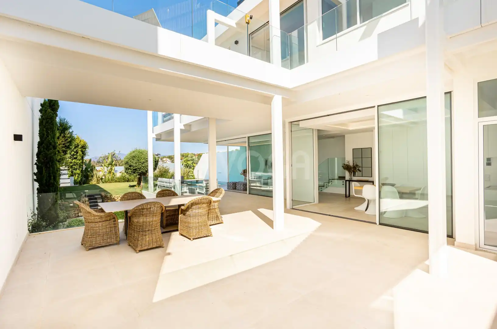 Terraza de Casa o chalet en venta en Marbella con Aire acondicionado, Jardín privado y Terraza