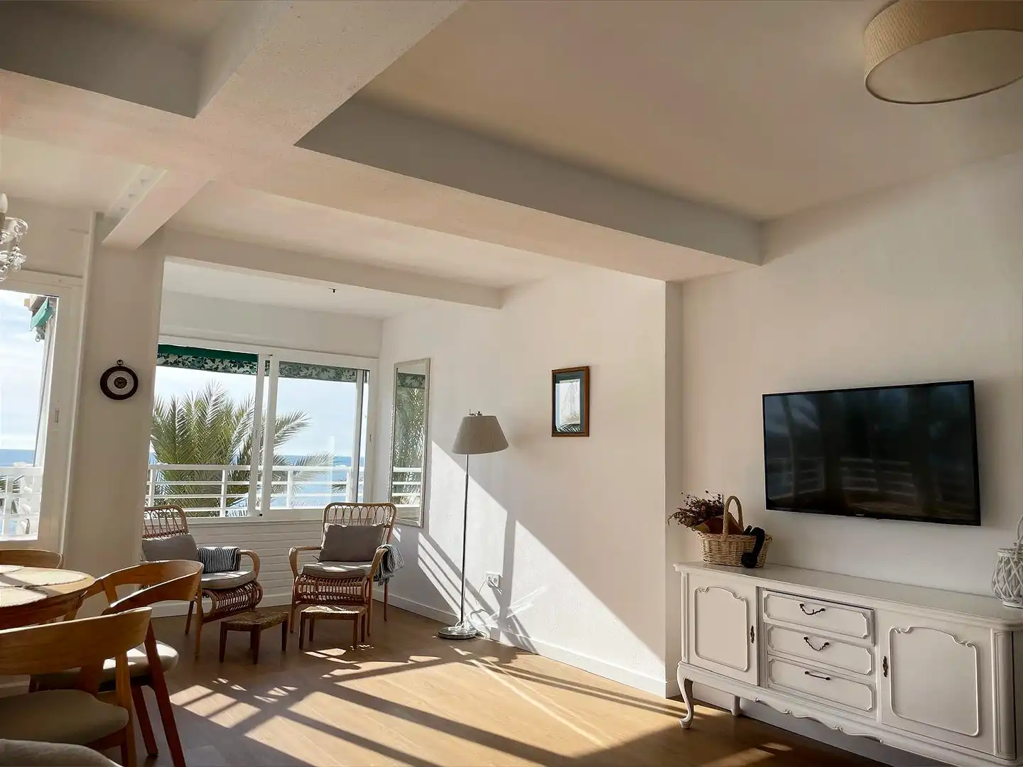Wohnzimmer von Wohnungen zum Verkauf in Torrevieja mit Klimaanlage, Heizung und Möbliert