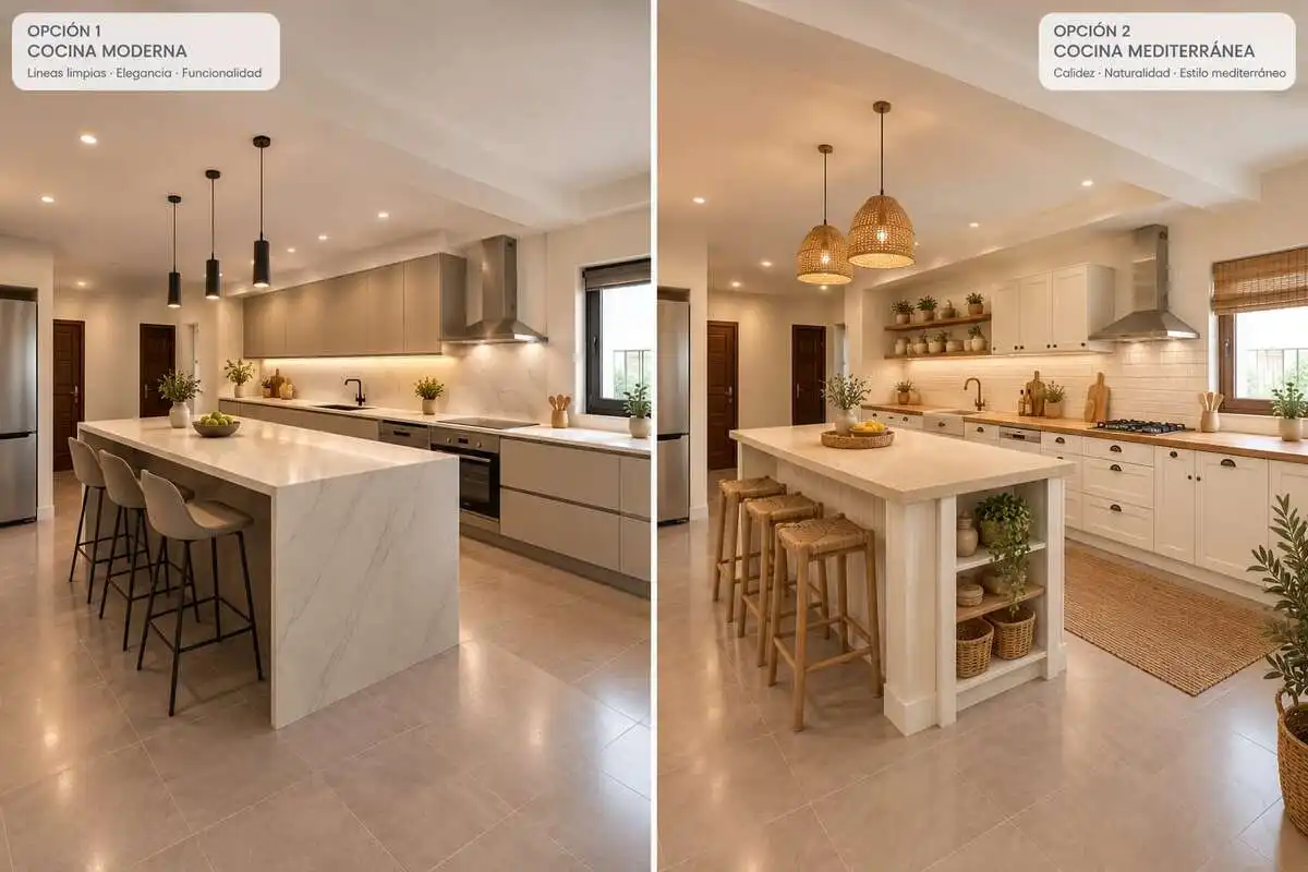 Cocina de Casa o chalet en venta en Las Cabañuelas