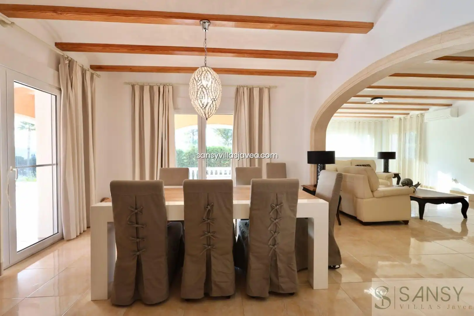 Dining room of Houses for sale in Jávea / Xàbia  with Air Conditioner and Storage room