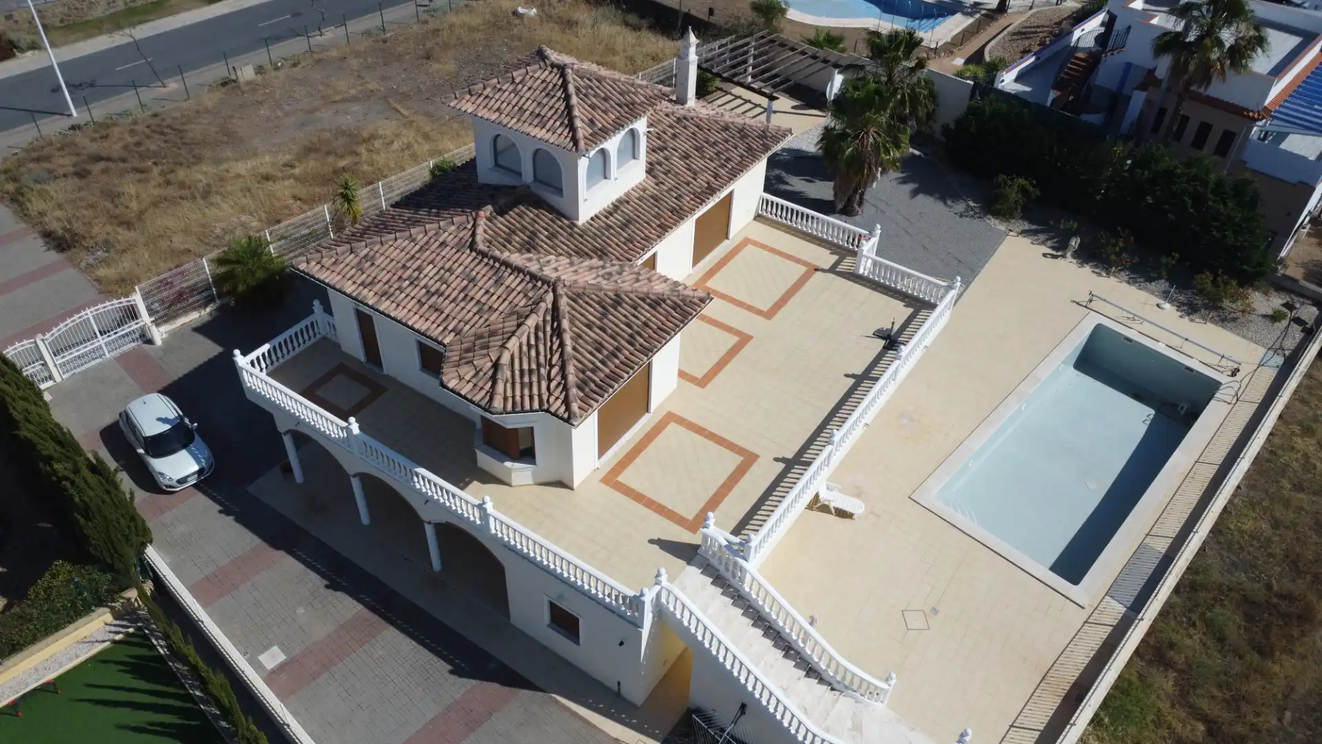 Vista exterior de Casa o xalet en venda en Ayamonte amb Jardí privat, Terrassa i Piscina