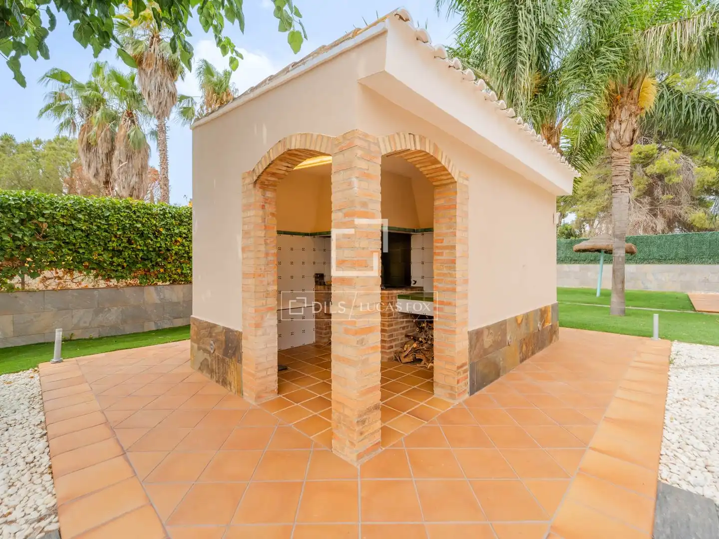 Terrassa de Casa o xalet de lloguer en Bétera amb Aire condicionat, Jardí privat i Moblat