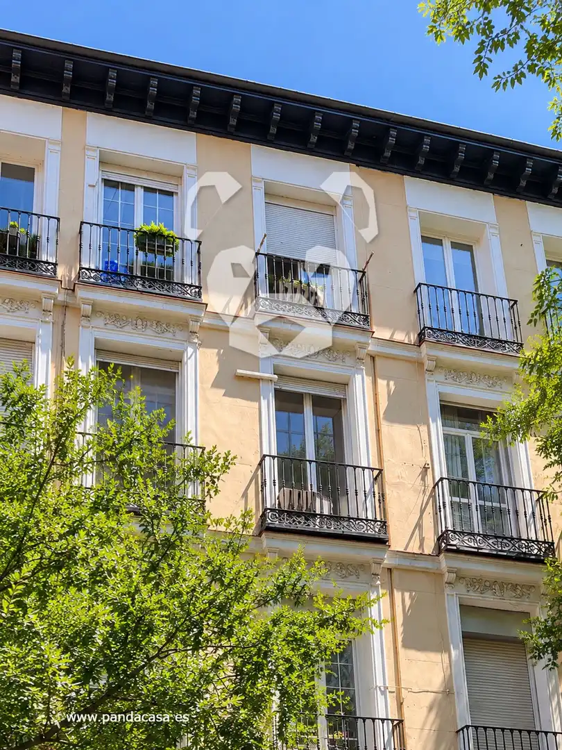 Terraza de Piso de alquiler en Madrid con Aire acondicionado, Calefacción y Parquet