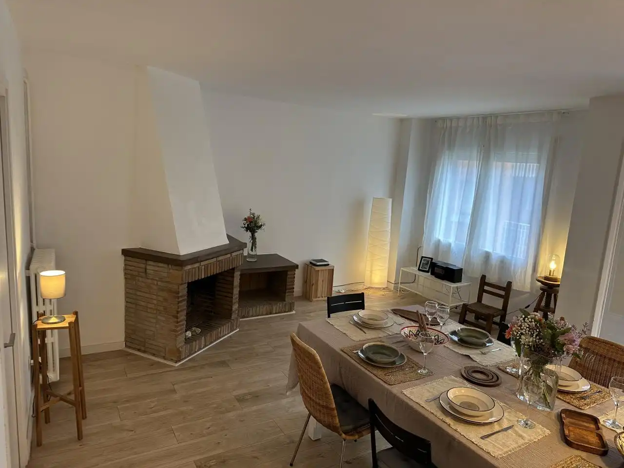 Living room of Flat for rent in Terrassa  with Air Conditioner, Heating and Terrace