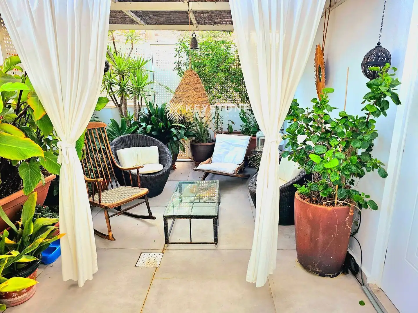 Terraza de Ático de alquiler en Alicante / Alacant con Aire acondicionado, Calefacción y Terraza