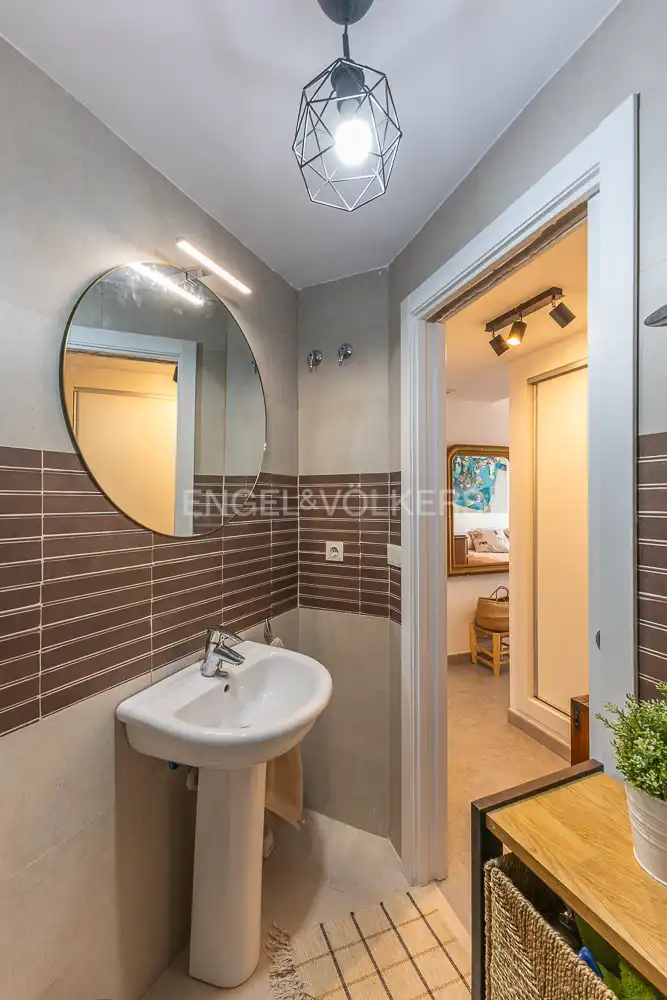 Bathroom of Flat for rent in El Verger  with Air Conditioner, Heating and Private garden