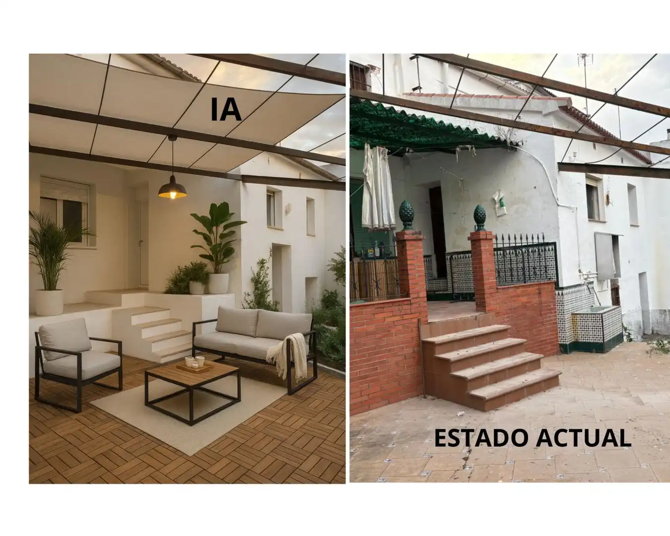 Terrassa de Casa o xalet en venda en Las Navas de la Concepción