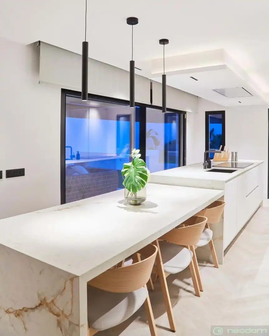 Kitchen of Houses for sale in L'Alfàs del Pi  with Air Conditioner, Heating and Swimming Pool