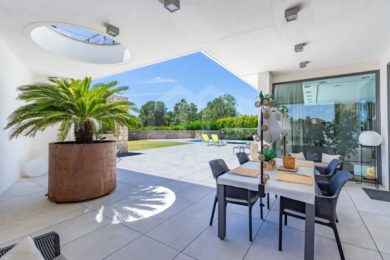 Terraza de Casa o chalet en venta en Mont-roig del Camp con Aire acondicionado, Calefacción y Jardín privado