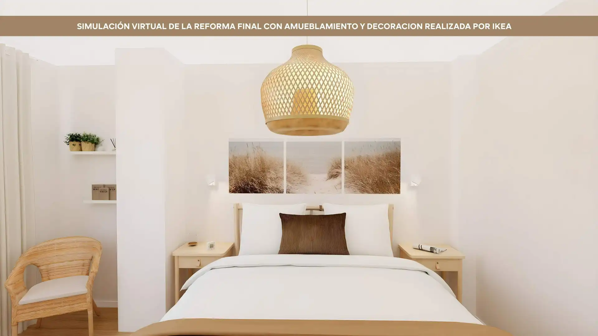 Schlafzimmer von Wohnung zum Verkauf in Zaragoza mit Klimaanlage und Heizung