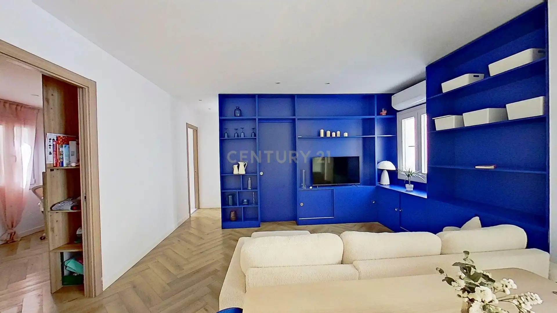 Living room of Flat for sale in Málaga  with Air Conditioner, Washing machine and Balcony