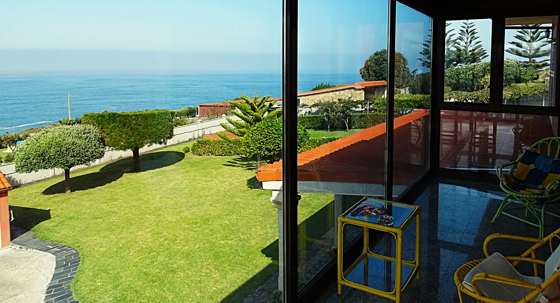Jardí de Casa o xalet en venda en Valdoviño amb Calefacció, Jardí privat i Parquet