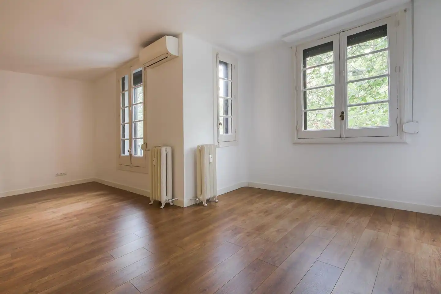 Wohnzimmer von Wohnung zur Miete in Madrid mit Klimaanlage und Heizung