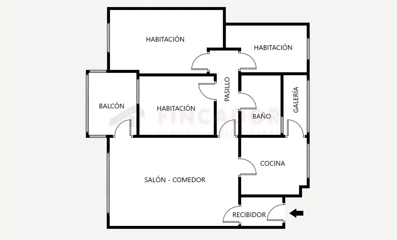 Piso en venta en Badia del Vallès con Aire acondicionado, Calefacción y Parquet