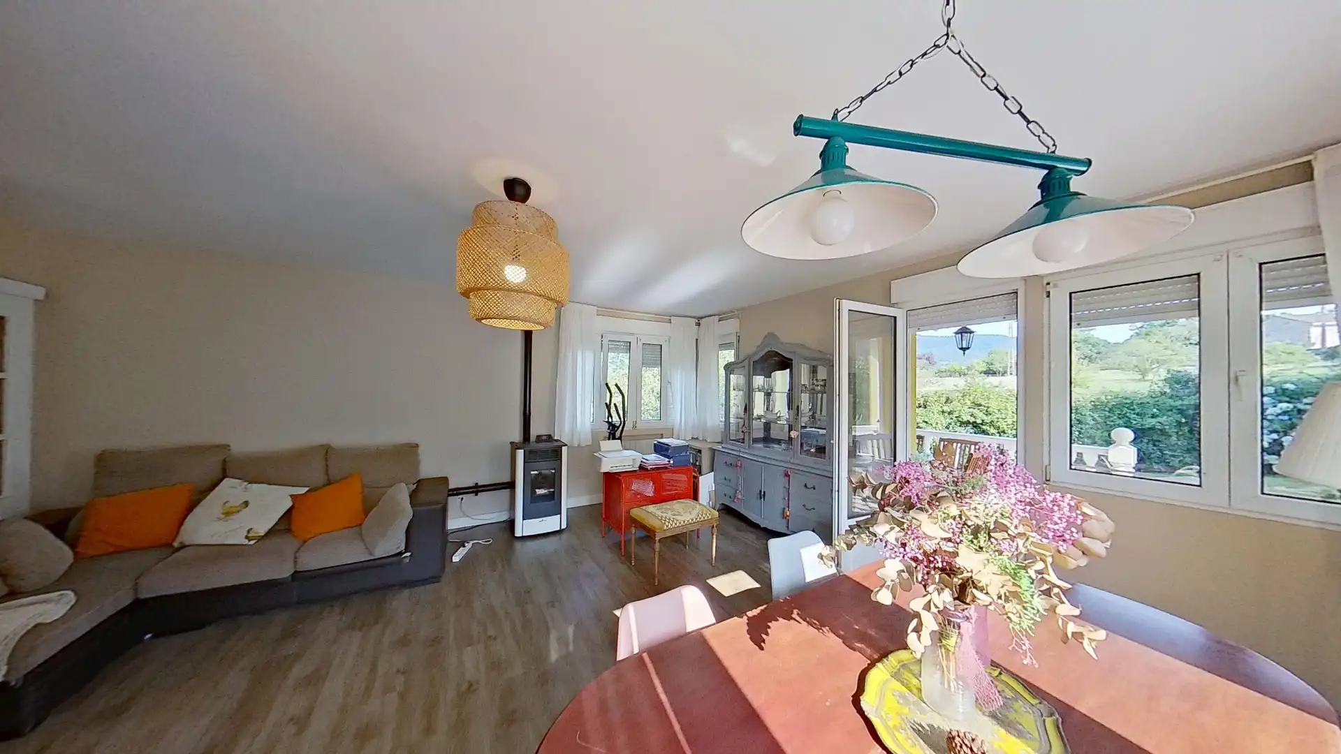 Sala de estar de Casa o chalet en venta en Gijón  con Calefacción, Jardín privado y Parquet