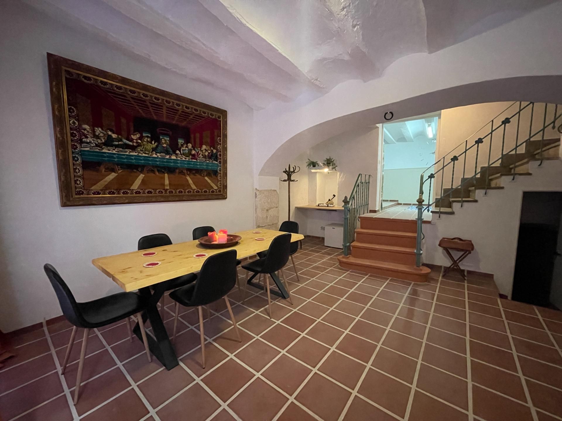 Dining room of House or chalet to rent in Cocentaina  with Air Conditioner, Terrace and Balcony