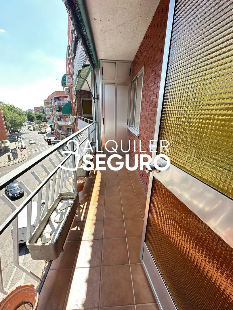 Terraza de Piso de alquiler en Móstoles con Aire acondicionado, Calefacción y Terraza
