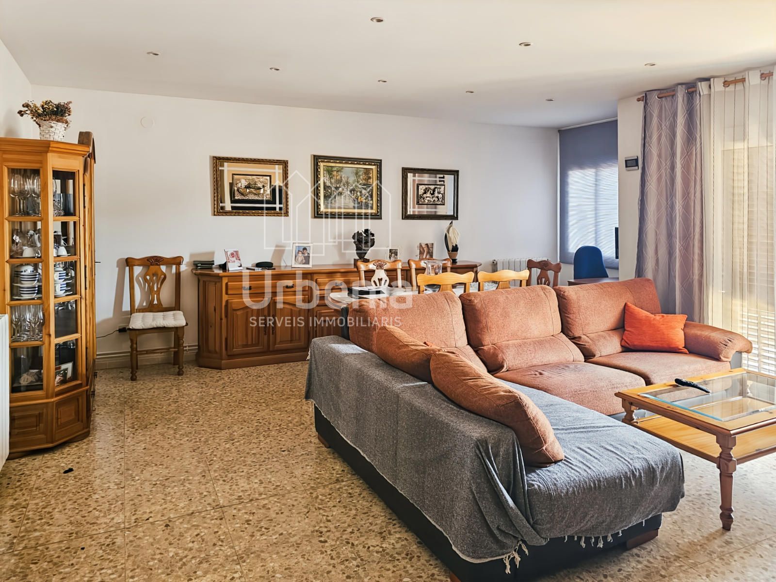 Living room of Flat for sale in Sant Cebrià de Vallalta  with Heating and Terrace