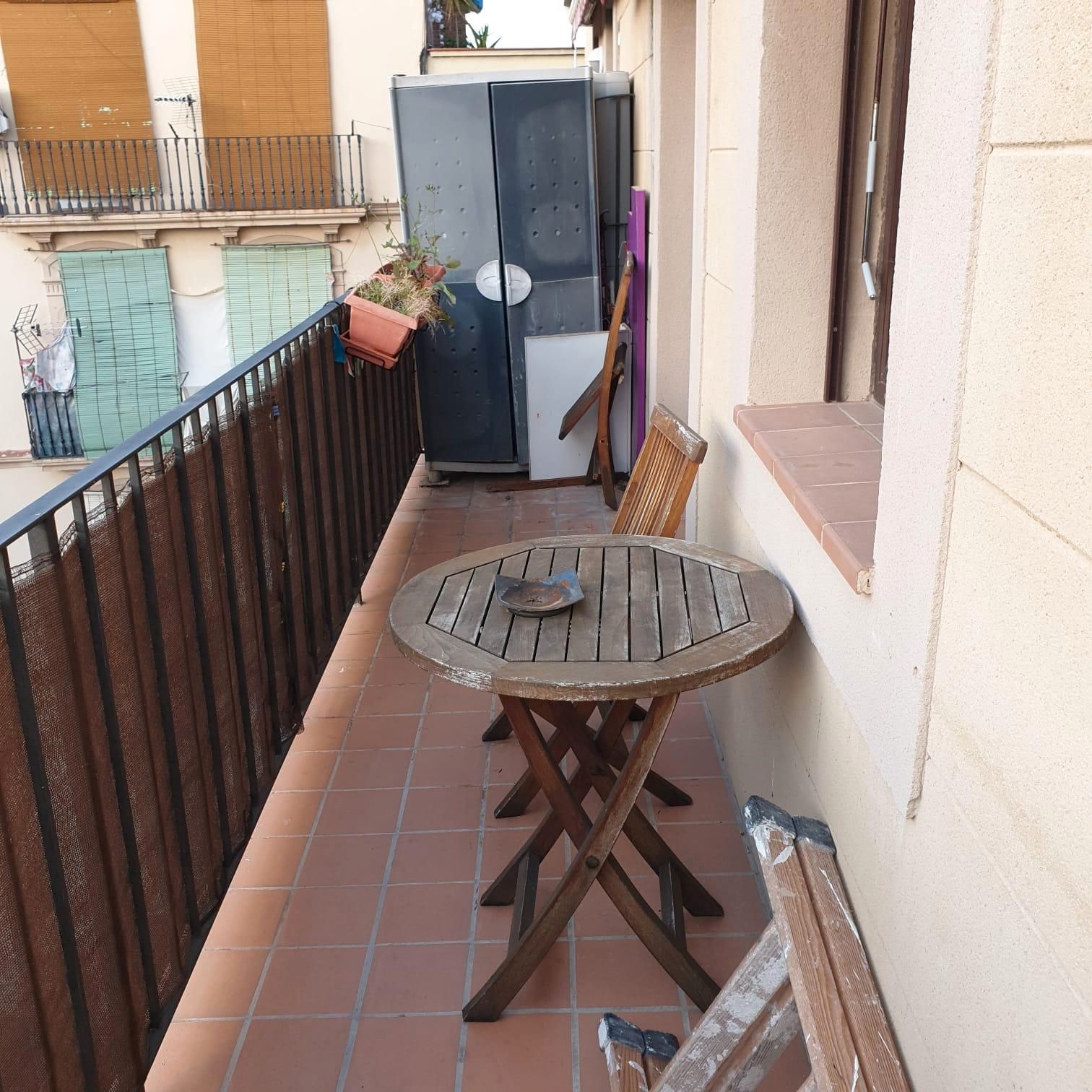 Balcony of Flat for sale in  Barcelona Capital  with Air Conditioner, Heating and Parquet flooring