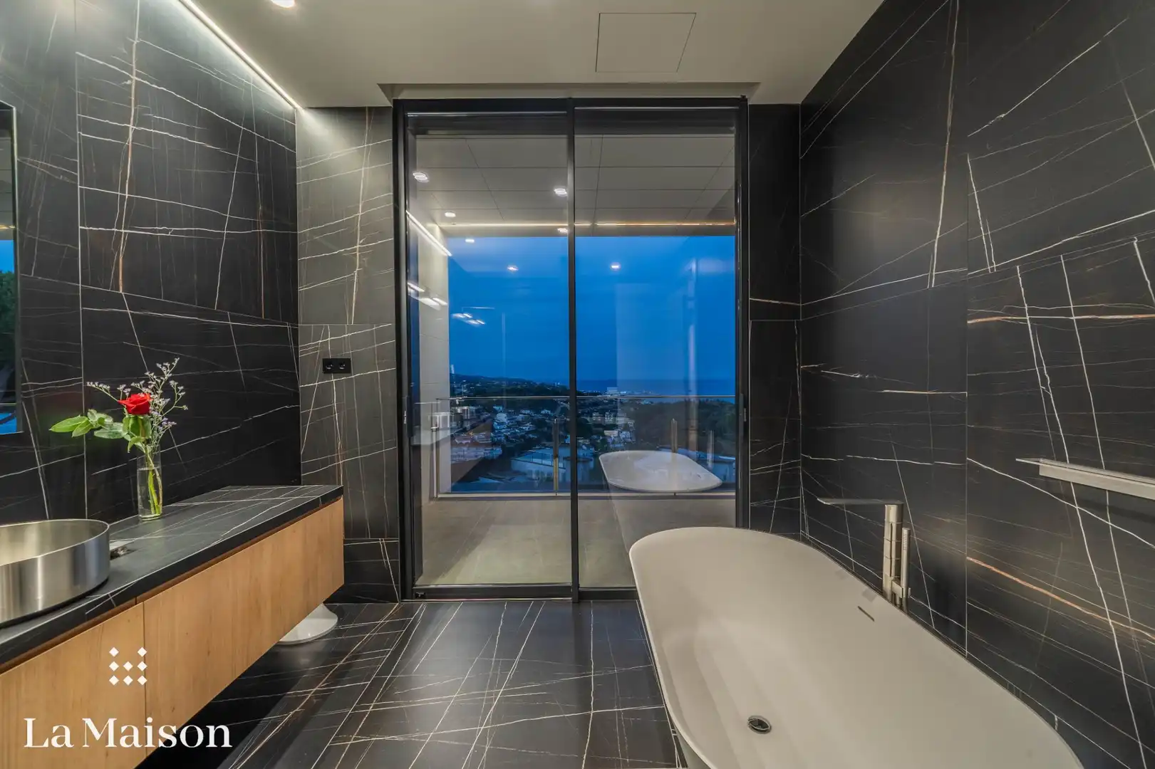 Baño de Casa o chalet en venta en Caldes d'Estrac con Aire acondicionado, Calefacción y Jardín privado