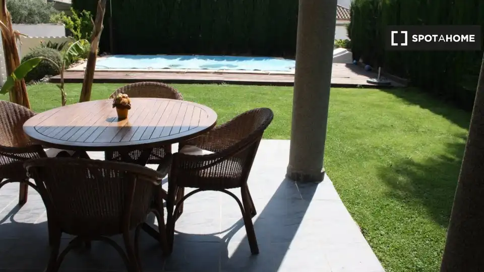 Terrace of Flat for rent in Riba-roja de Túria  with Air Conditioner, Heating and Furnished